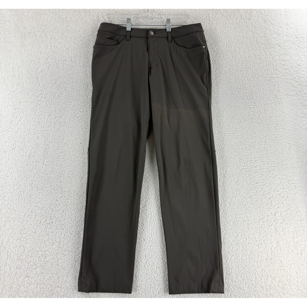 Lululemon ABC Pants Mens Size 30 Green Casual Straight Leg Stretch‎ Outdoor Work